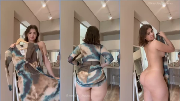 Fada branca se despindo e ficando bem à vontade!