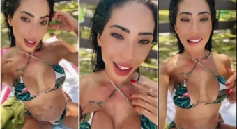 Gata japonesa pegando aquele solzinho gostoso