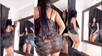 Karoline Rodriguez se dando bem na dança, mostrando todo seu charme!