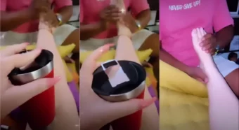 Negão deixando a Rainha dos barcos toda animada com uma massagem caprichada