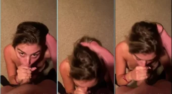 Rachel tá toda gulosinha na hora de dar aquela chupada numa rola grossa