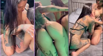 Thayná Crispim se envolvendo com a morena maravilhosa