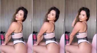 Valentina Fernandez arrasando em um vídeo super quente de calcinha!