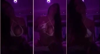 Anny Alves, toda gostosona, se esfregando no travesseiro