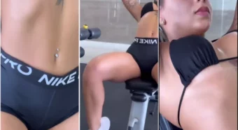 Bruna Viegas aparece em um vídeo toda tatuada, se exibindo de um jeito irresistível