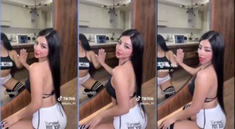 Lauren em um vídeo quente dançando de jeito sensual