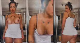 Naty Reis tá uma verdadeira deusa, exibindo as teta impecáveis!