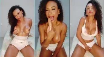 Paty Doce, a moreninha sexy de calcinha branquinha