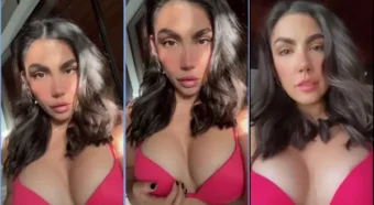 Sammy Rocks, uma delícia com peitos incríveis, mostrando todo seu corpo