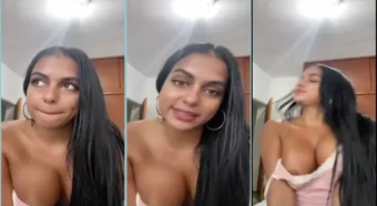 A Dubraska soltou o vestido e mostrou os peitões