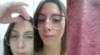 Aline Zimmer, bem safadinha, com as manguinhas na sua jóia