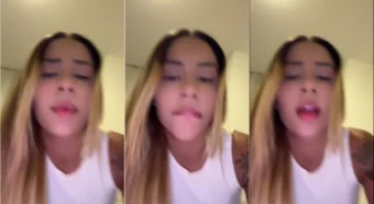 Anitta sensual soltando a imaginação, como se estivesse numa situação quente!