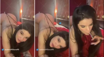 Luciana Cedeño, uma gostosa novinha de fio dental, dançando com muito gingado