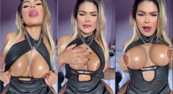 Luna Salvatori toda cheia de charme com uma roupa bem sexy, destacando seus decotes e suas curvas