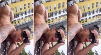 Vídeo da maravilhosa bunda da Jennifer Sánchez tomando um solzinho