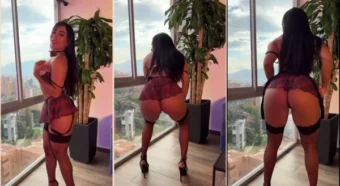 Vídeo da Stephie Martinez, essa latina quente, arrasando de calcinha no pornô