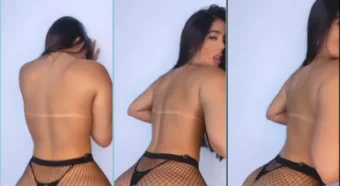 Ana Gandica, uma morena irresistível com um baita bundão, arrasa na dança