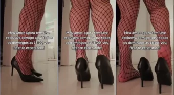 Carol, a ousada, arrasa mostrando suas pernocas!