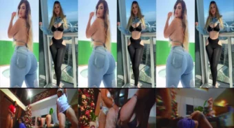 Elly La Bella arrasando no vídeo provocante com seu rabão!