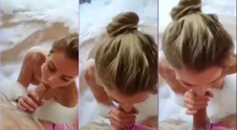 Sabrina di Martini se divertindo com uma mamada deliciosa