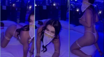 Vídeo da colombiana irresistível Katalina Sandoval como bruxinha