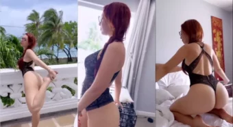 Cibelly Ferreira tirando onda só de calcinha!