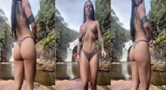 Cogumelos de calcinha no lago