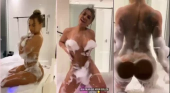 Maikelly Muhl de rodelinha na banheira, uma beleza de vídeo!
