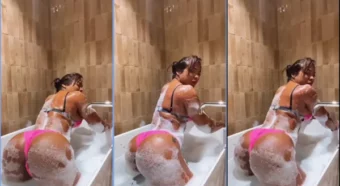 Na banheira, a vanesa_sexxy_official tá causando e provocando horrores!