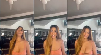 Poonam Pandey se exibindo toda dengosa, com um ar de jeitinho atrevido