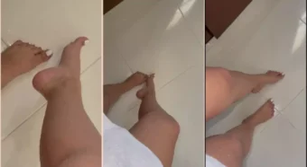 Vídeo da mryange toda molhadinha depois de um banho gostoso