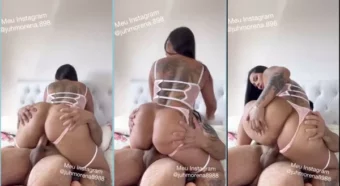 Vídeo picante com a Juh Morena rebolando na pica durinha