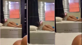 Lessa Silva tem um corpão e uma bunda irresistível, perfeita pra ficar deitada na cama