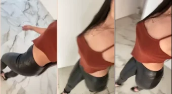 Lis Del Castilho em um vídeo picante, toda produzida e se exibindo