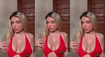 Papai Drigo, essa lindeza de peitões, tá se exibindo toda ousada!