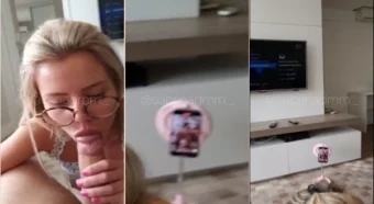 Vídeo super quente da Sabrina di Martini fazendo um oral arrasador!