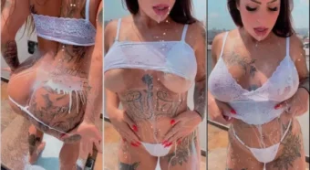 A Anny Alves se jogou em um banho de leite