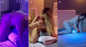 Camila Patinoa, a loirinha safadinha, se contorcendo de quatro