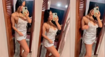 Cristy Sanchez, uma morena bela, tá com o celular gravando seu corpão maravilhoso!