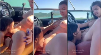 Emily Ferrer saboreando a buceta da novinha