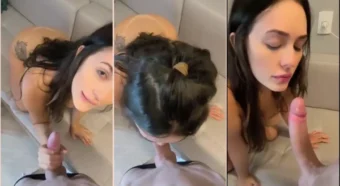 Gabriela Sanches se aventurando no sexo regado a um pouco de picante com o boy!