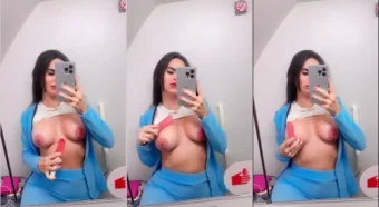 Lorena Rocha deu uma exibida nos peitões