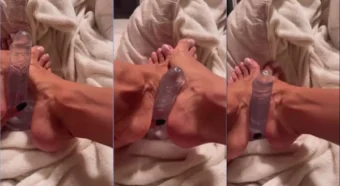 Vídeo da Amanda Albuquerque se divertindo com um brinquedinho!