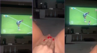 Vídeo da esposa do Dessinha com a gata e a cachorrinha se divertindo