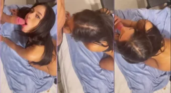 Ester Muniz, a gata morena, se destacando na chupeta