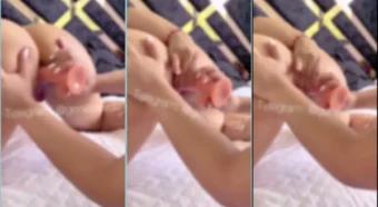 Genesis Diaz saboreando a delícia de uma morena irresistível