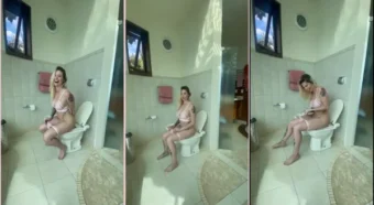 Giovanna Genesini foi pega fazendo xixi