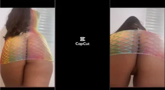Linda do Ksaltop mostrando o bundão de forma provocante por baixo do vestido