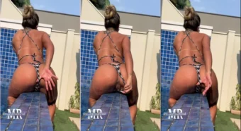 Mari Reis, a loira mais ousada do Privacy, exibindo sua beleza de biquíni!