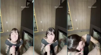 Martina Olvr se deleitando com um membro robusto
